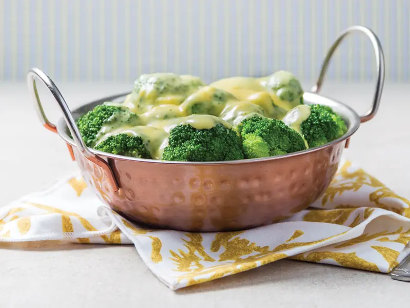 Brócoli con Salsa de Queso