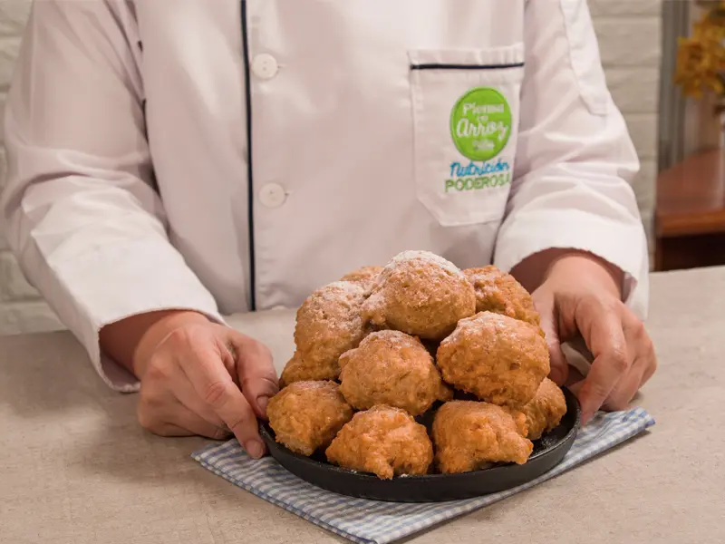 Buñuelos de Arroz