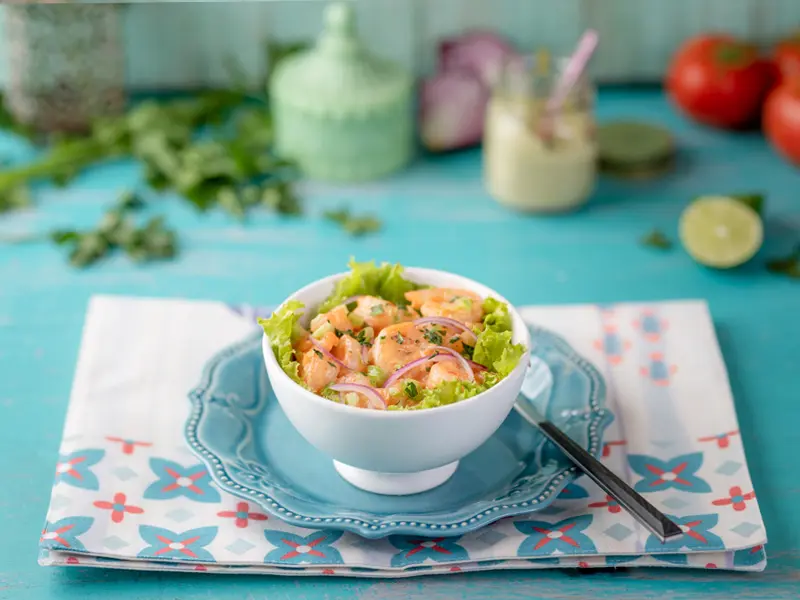 Ensalada de Camarones