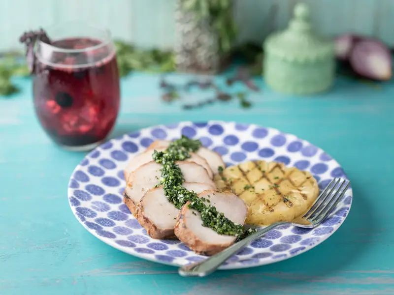 Lomo de Cinta a la Parrilla con Chimichurri