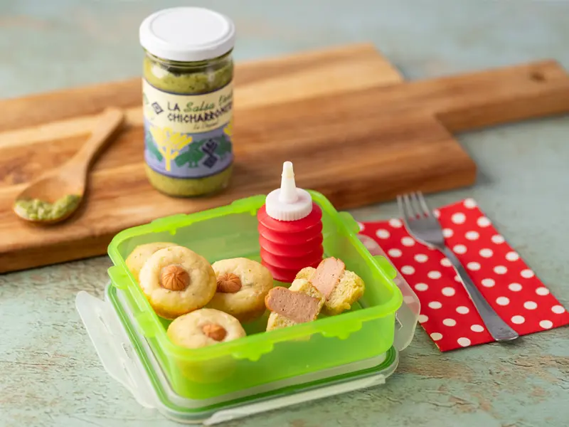 Mini Corn Dog Muffin de Chicharronera