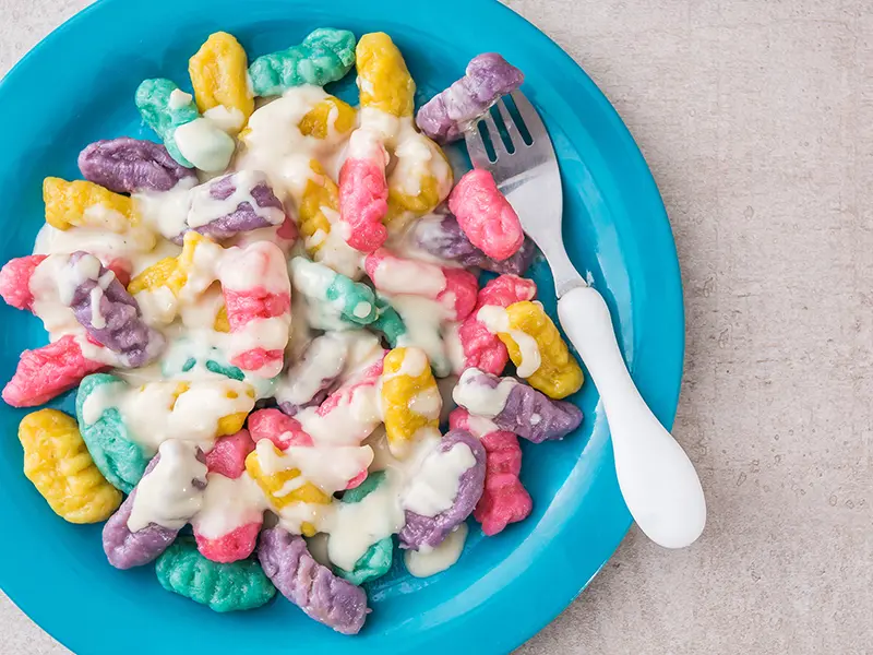 Ñoquis de Colores