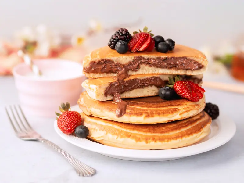 Panqueques Rellenos de Nutella