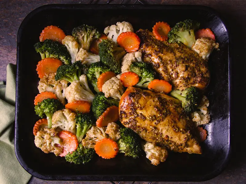 Pollo con Verduras al Horno