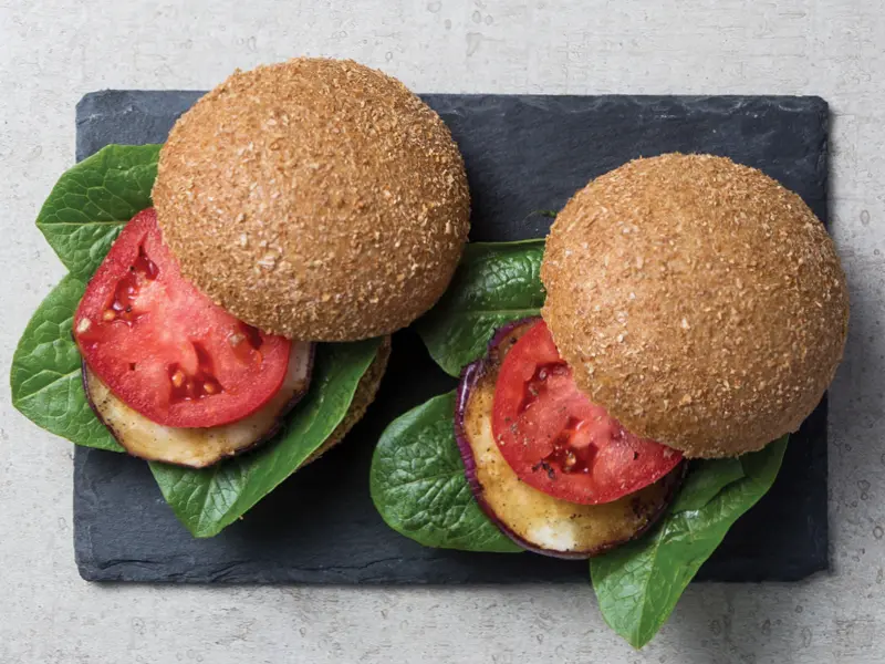 Sándwich de Berenjena y Portobello