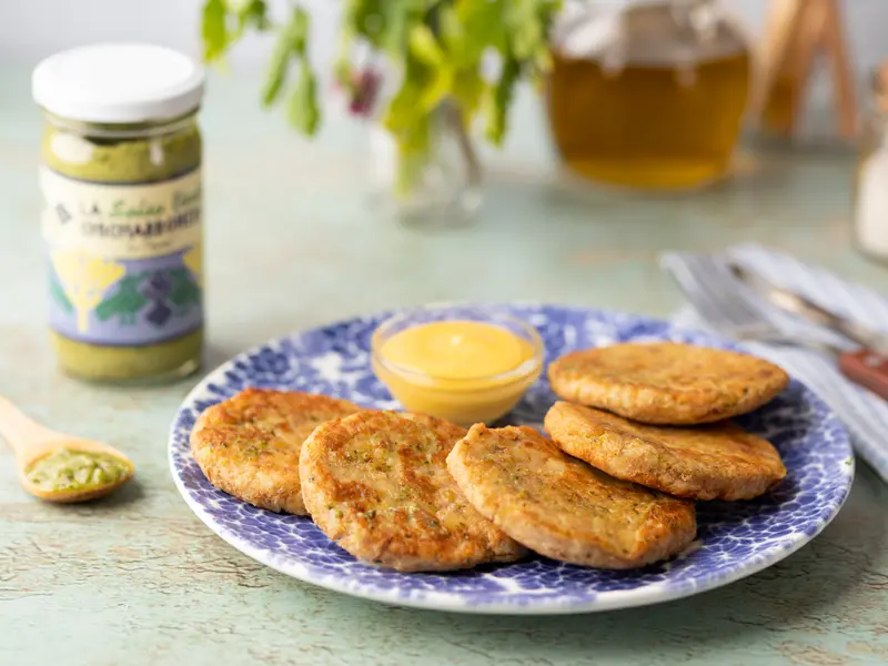 Tortitas de Atún a la Chicharronera