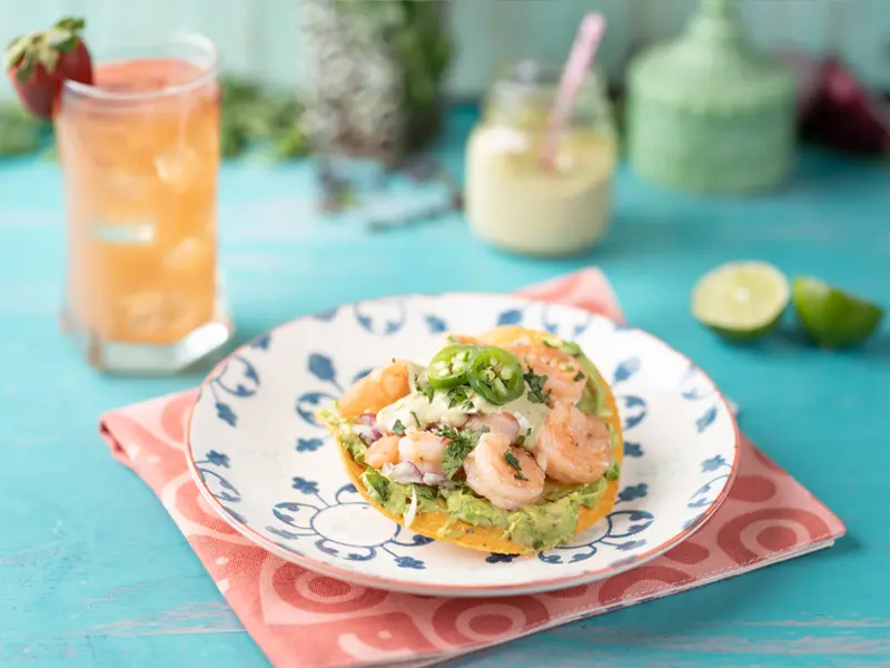 Tostadas de Camarón