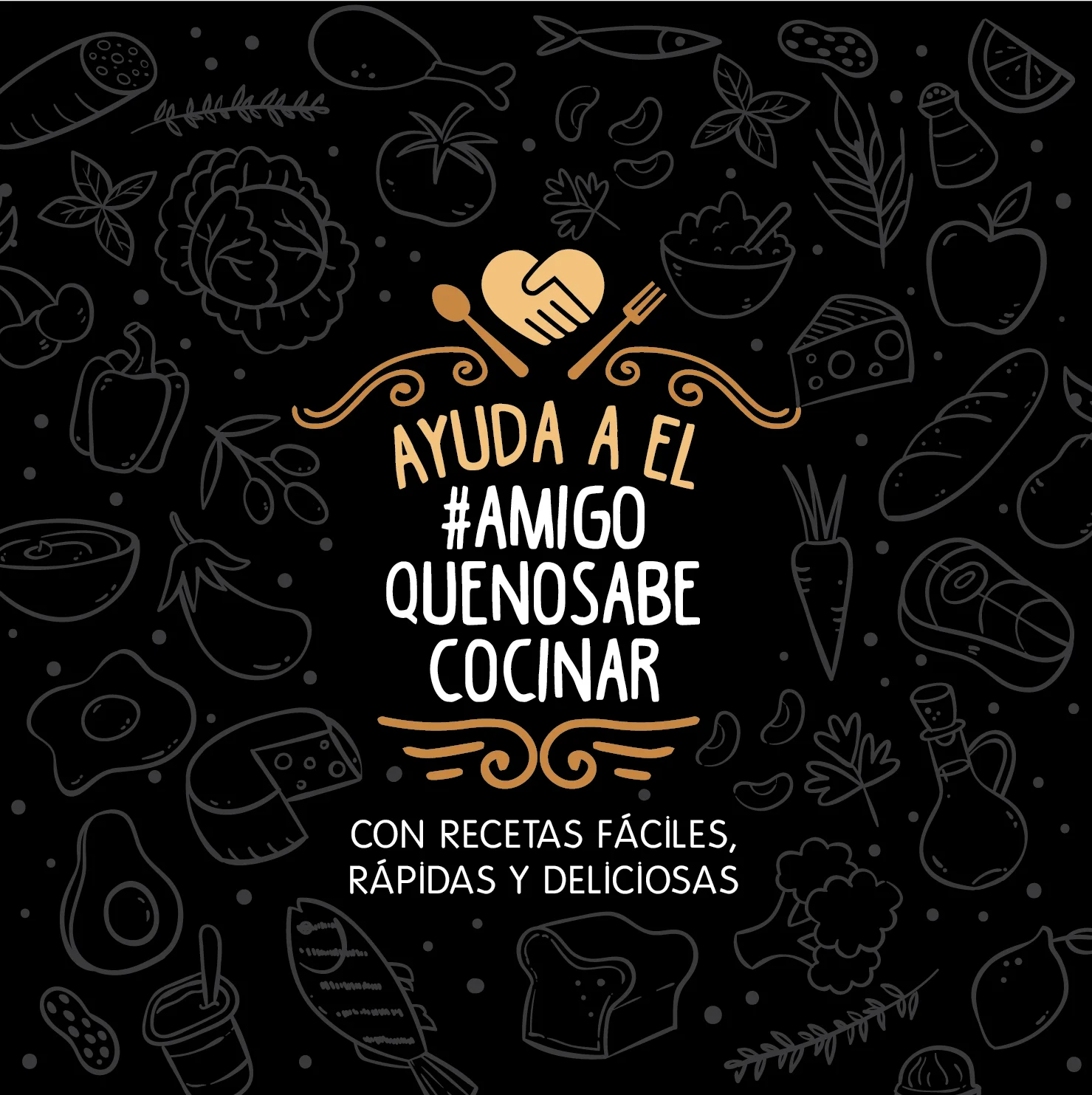 ¡Ayuda a el Amigo Que No Sabe Cocinar!